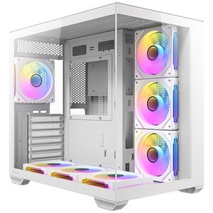 מארז | Antec CX Mirror White Mini-Tower Gaming Case 7X120mm ARGB