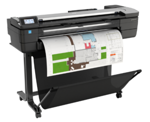 מדפסת משולבת HP DesignJet T830 של 36 אינץ