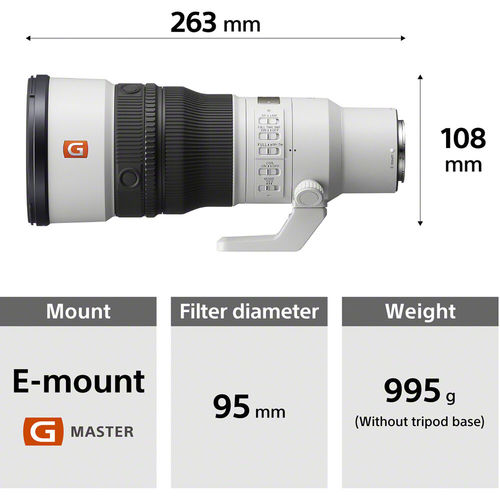 עדשה Sony FE 600mm f/6.3 GM OSS