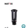 מיחם לשבת שחור 40 כוסות נירוסטה+מגש כוסות MATRIX