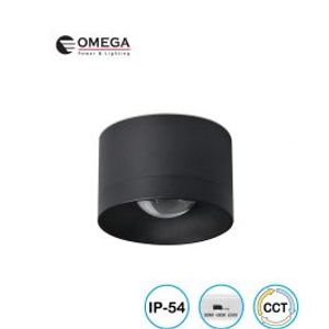 צלינדר IP54 דגם ZOOM 15W שחור Omega