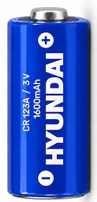 סוללת ליתיום יונדאי Hyundai CR123A 3V – קיבולת 1600mAh
