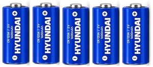 5 סוללות ליתיום יונדאי Hyundai CR123A 3V – קיבולת 1600mAh