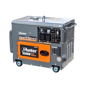 גנרטור דיזל מושתק הנעה אלקטרונית 6500W דגם 101004-002 Hunter