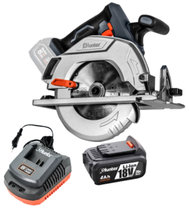 מסור עגול 185 מ"מ 18V Brushless נטען כולל סוללה 4AH ומטען 100612-007 Hunter