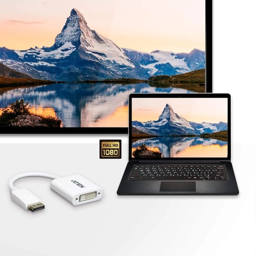 מתאם Aten VC965 DisplayPort to DVI Adapter