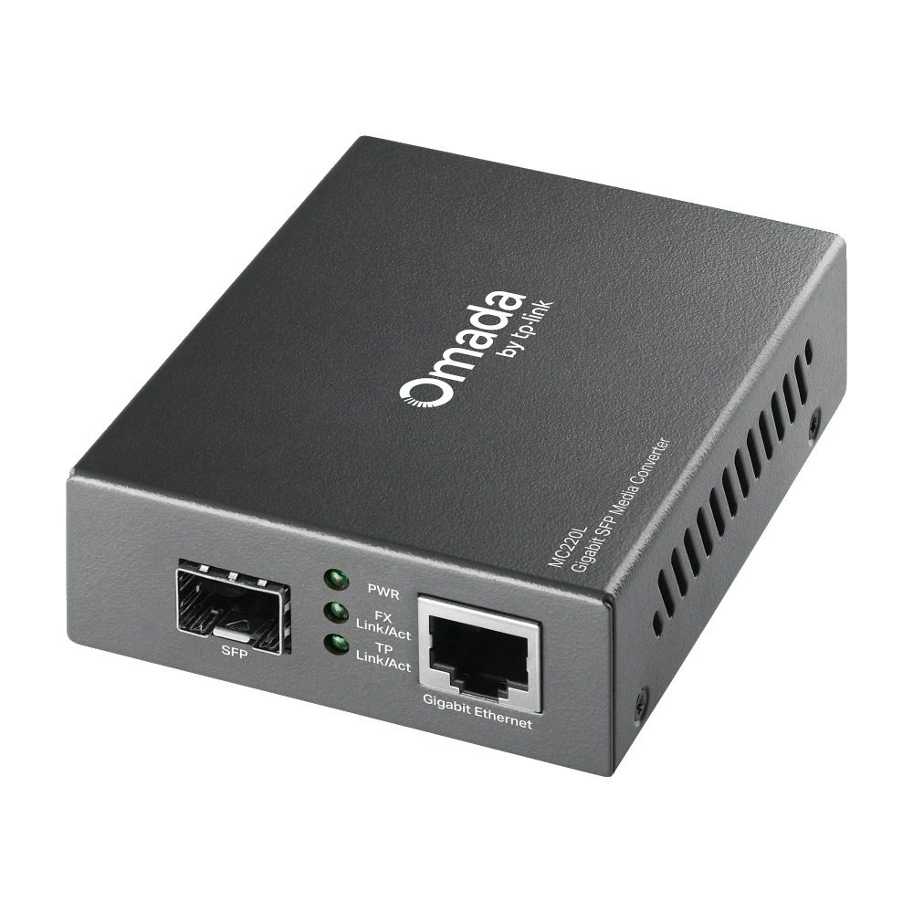 ממיר אופטי Omada MC220L Sfp-Giga Lan