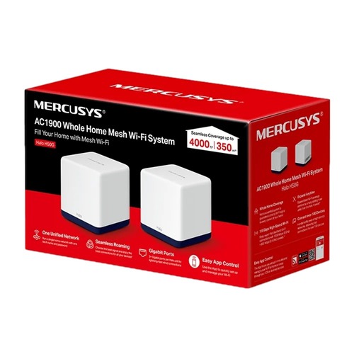 רואטר מארז זוגי Mercusys Halo H50G AC1900