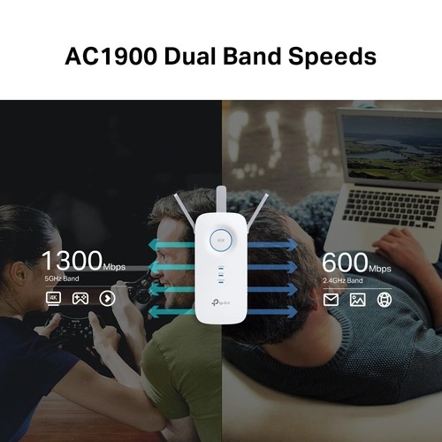 מגדיל טווח Tp-Link RE550 AC1900 Wi-Fi