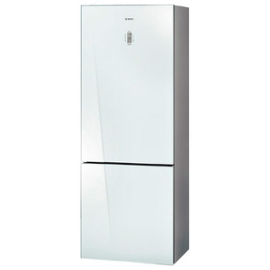 מקרר בוש דגם KGN57SW34N בגימור זכוכית לבן 