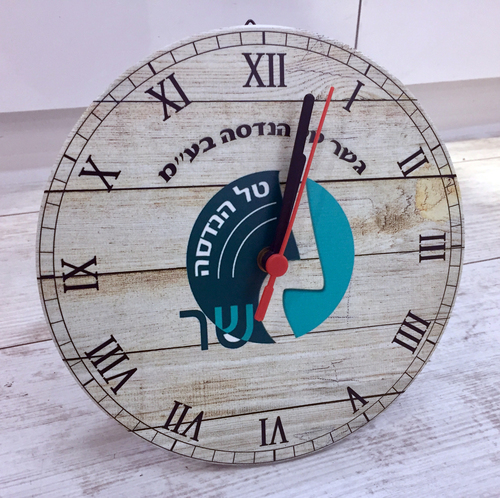 שעון קרמיקה עגול