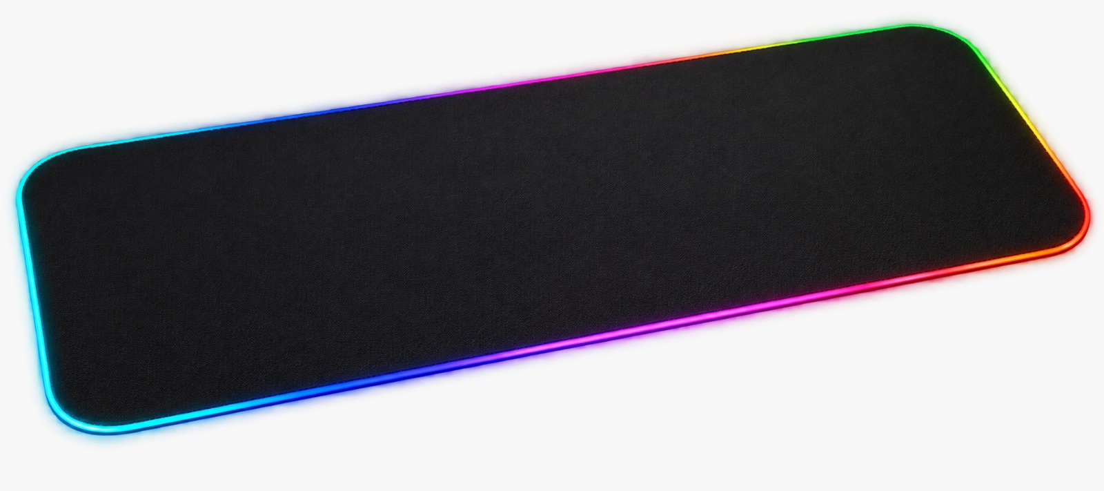 משטח עכבר RGB גדול 90×40 ס"מ שחור