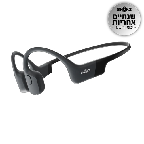 אוזניות הולכת עצם | Shokz OpenRun | USB-C שחור