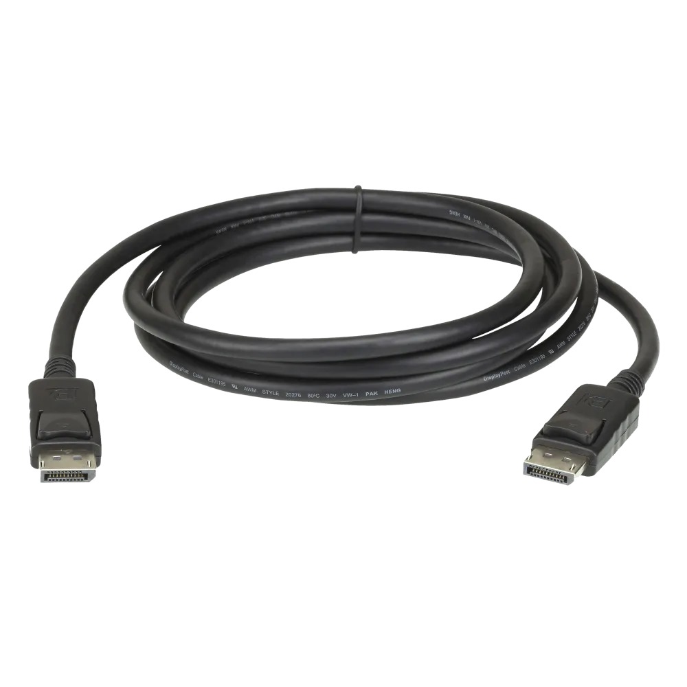 כבל Aten DisplayPort 2m  2L-7D02DP Rev 1.4