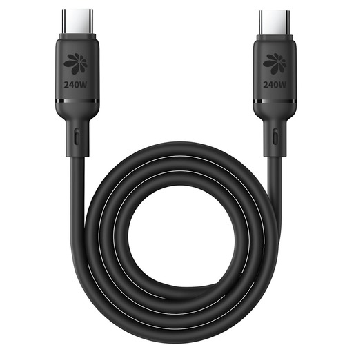 כבל טעינה מהירה 1.2M צבע שחור Miracase MTCS240W