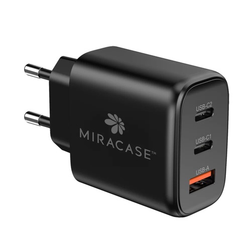 מטען קיר צבע שחורה כולל כבל Miracase MWCM65PD