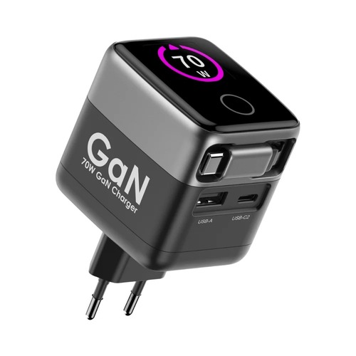 מטען קיר Miracase 70W + USB-C MWC70RC MWC70RC