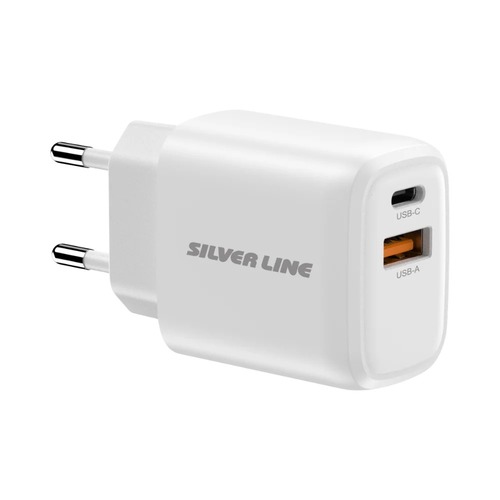 מטען קיר וכבל Silver Line 30W USB-C SWC30PQ2