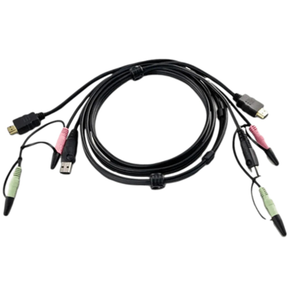 כבל Aten USB HDMI KVM 1.8  2L-7D02UH