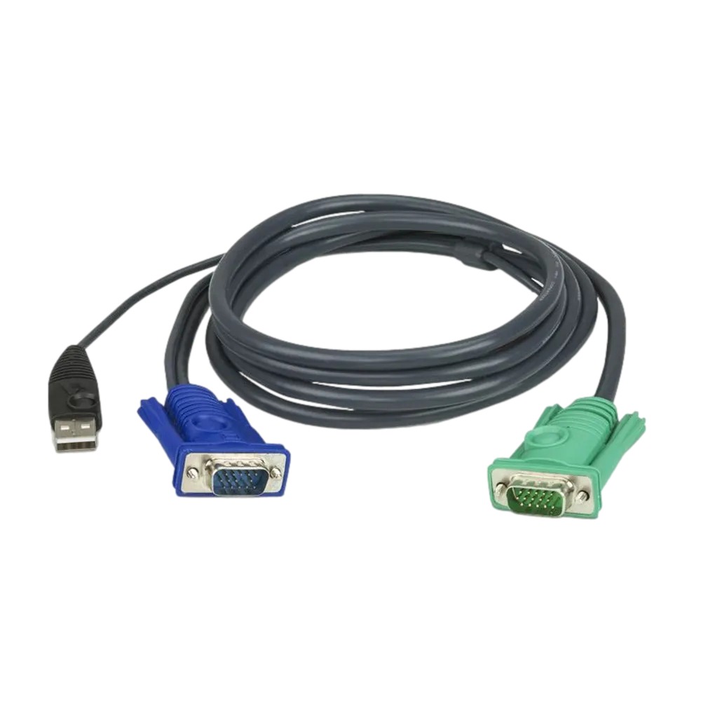 כבל Aten USB KVM 1.8  2L-5202U