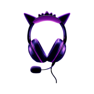 אוזניות גיימינג חוטיות דגם Kraken Kitty V2 Gengar Edition מבית Razer