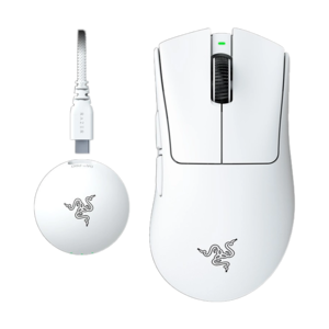 עכבר אלחוטי Razer DeathAdder V4 Pro – לבן