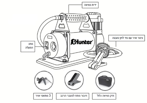 קומפרסור לרכב 4X4