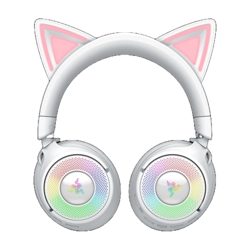 RAZER KRAKEN KITTY V3 – אוזניות גיימינג אלחוטיות לבן