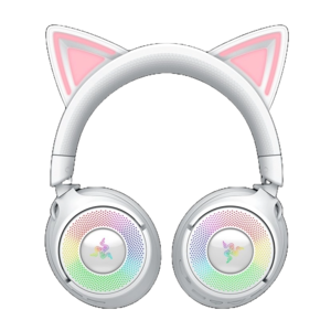 RAZER KRAKEN KITTY V3 – אוזניות גיימינג אלחוטיות לבן