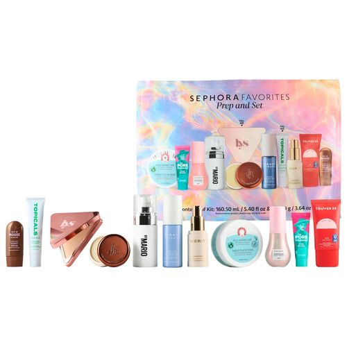 מארז טיפוח ואיפור ספורה פייבוריטס - Sephora Favorites Prep & Set Makeup and Skincare Value Set 