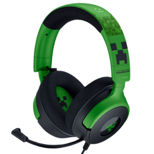Razer Kraken V4 X Minecraft Edition – אוזניות גיימינג חוטיות