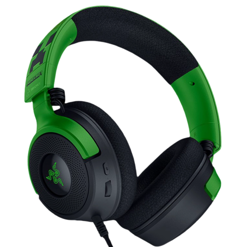 Razer Kraken V4 X Minecraft Edition – אוזניות גיימינג חוטיות