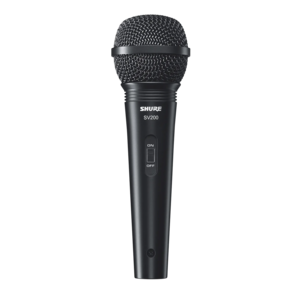 מיקרופון דינמי קרדיואידי ליד דגם SV200 מבית SHURE