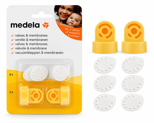 סט שסתומים וממברנות למשאבות Swing ו-Medela Harmony 