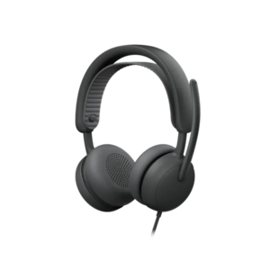 אוזניות חוטיות דגם Zone Wired 2 בצבע אפור מבית Logitech