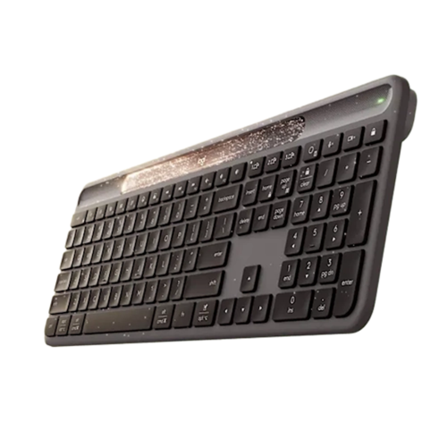 LOGITECH SLIM SOLAR + GRAPHITE – מקלדת סולארית אלחוטית