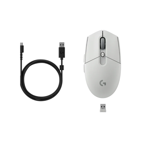 עכבר גיימינג אלחוטי G305 X SUPERLIGHT LIGHTSPEED בצבע לבן מבית Logitech