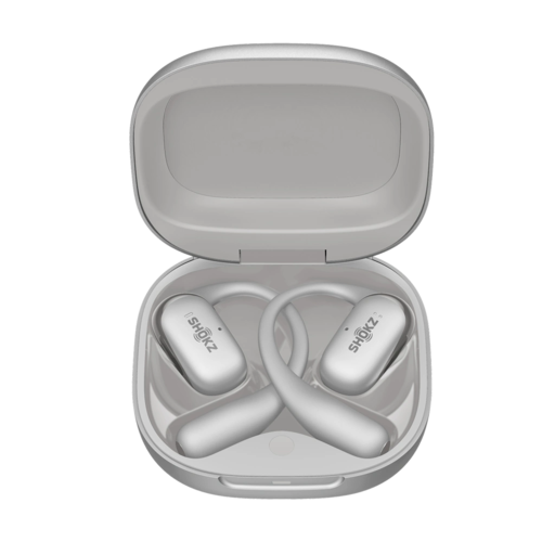 אוזניות אלחוטיות +Shokz OPENFIT 2 אפור