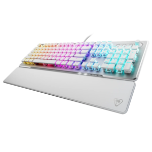 מקלדת גיימינג מכנית Turtle Beach Vulcan II – תאורת AIMO RGB לבן