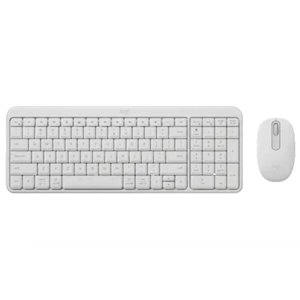 סט מקלדת ועכבר אלחוטיים Logitech MK250 Bluetooth – בצבע Offwhite