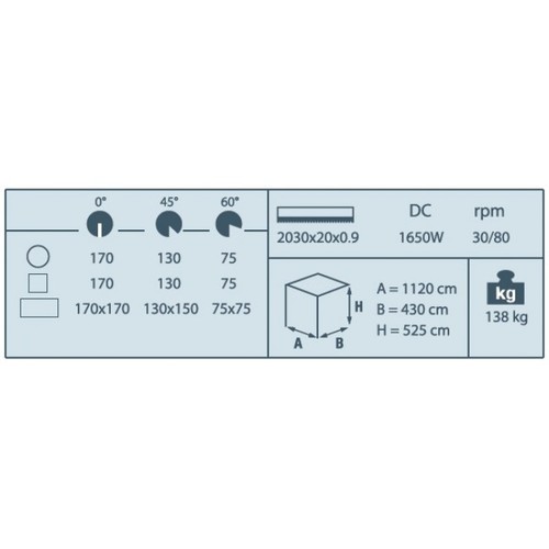 משור סרט YCM210ECO