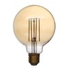 נורת לד פילמנט WW 8W E27 G80 אמבר Semicom SE-F8027A/8WW סמיקום