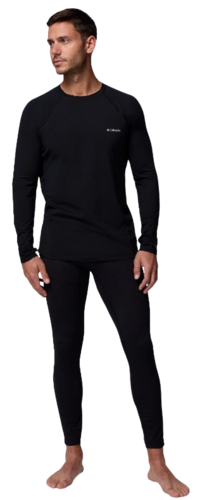 חולצה תרמית לגברים Midweight Stretch M2 Long Sleeve Top שחורה - Columbia