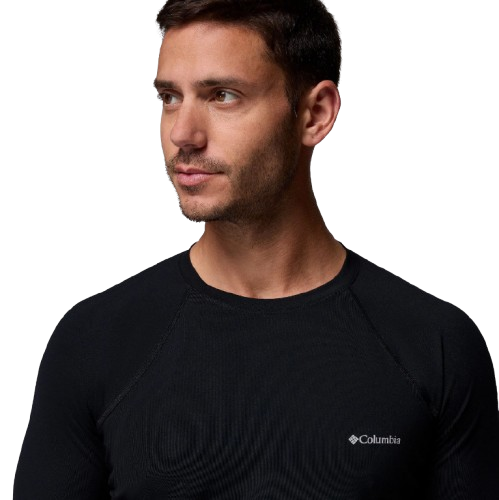 חולצה תרמית לגברים Midweight Stretch M2 Long Sleeve Top שחורה - Columbia