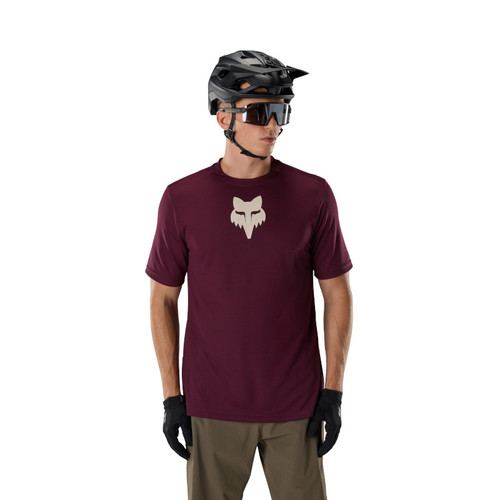 חולצת אופניים בורדו - RANGER SS JERSEY FOX HEAD V26