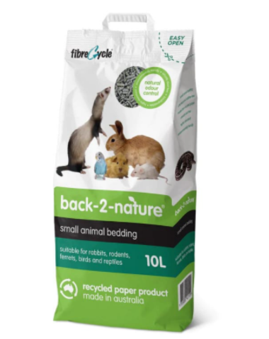מצע נייר למכרסמים וציפורים 2O ליטר BACK TO NATURE