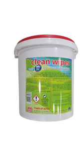 דלי מטליות לחות לניקוי וחיטוי כללי Clean Wipes – מארז של 400 יחידות