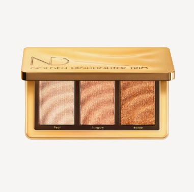 פלטת היילייטרים Golden Highlighter Trio מבית Natasha Denona – ‏6 גרם