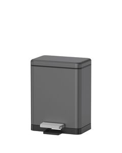 פח פדל 6 ליטר מלבני 8876 Case - אפור גרפיט