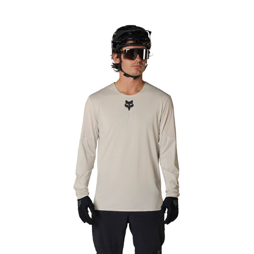 חולצת אופניים ארוכה פלקסאייר לבן - FLEXAIR LS JERSEY
